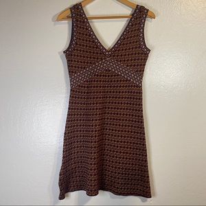 NWT Zara Knit Burgundy V Neck Dress